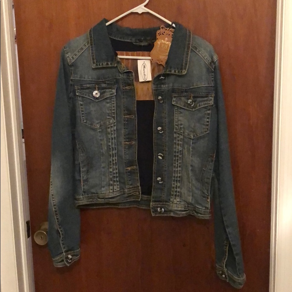 Never worn denim jacket